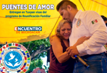 Alistan maletas en Tuxpan con el programa Puentes de Amor