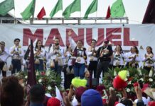 Panindícuaro celebra el triunfo de la 4T con Manuel Meléndez y Belinda Iturbide