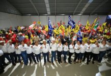 Refuerza Julieta Gallardo cierre de campaña de Jesús Polina en José Sixto Verduzco