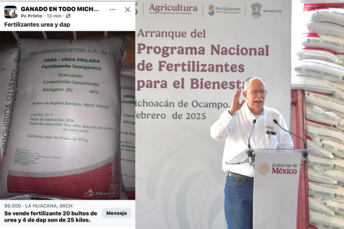 Fertilizante a la venta