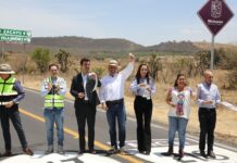 Inaugura Bedolla entronque carretero Zacapu-Panindícuaro; tras 15 años de abandono
