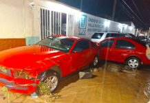 Tromba azota Villa Morelos; despliegan protocolo de emergencia