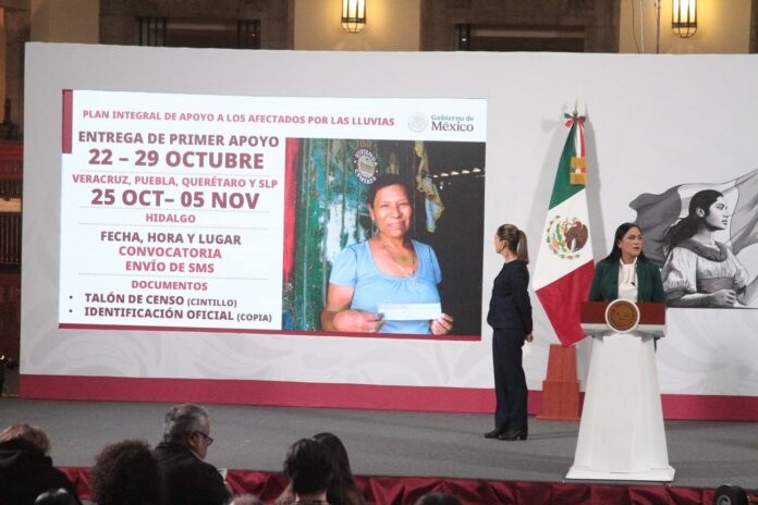 apoyo afectados por lluvias