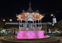 Puruándiro se ilumina de Rosa; arrancan Jornadas de Concientización contra el Cáncer de Mama