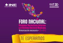 Invitan al Foro “Sistemas Normativos Internos y el Sistema Electoral Mexicano. Armonización Necesaria INE–OPLE”