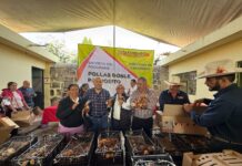 Entregan pollitas de doble propósito a familias de Tarímbaro