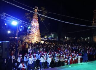 Indaparapeo ya disfruta la Navidad con su Árbol Monumental