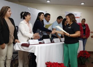 Queréndaro entrega 37 constancias del ICATMI y celebra 3 años de capacitación continua en el municipio