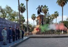 Rinden autoridades municipales homenaje a don José María Morelos