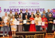 Reconocen labor de 10 migrantes michoacanos a favor de paisanos