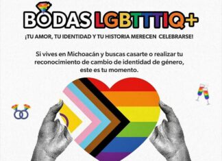 Invita Cuitzeo al registro para las “Bodas de la Diversidad Sexual y Reconocimientos al Cambio de Identidad de Género”