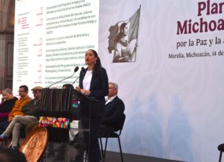 “La paz se teje desde la cultura”: Claudia Curiel al presentar plan para rescatar el patrimonio y apoyar a artistas en Michoacán