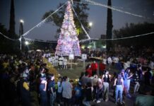 Indaparapeo se une por la magia; una Rosca de 234 metros celebra la ilusión de los Reyes Magos