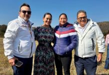 Senadora Celeste Ascencio participa en recorrido para la construcción de una Unidad de Medicina Familiar en Zacapu