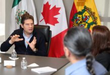 Alfonso Martínez comparte experiencia de Policía Morelia con Embajada de Canadá
