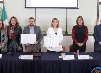 Firma Tribunal Anticorrupción convenio con la Comisión de Derechos Humanos