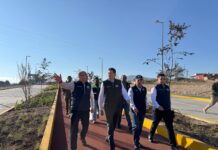 Revisa Alfonso Martínez últimos detalles de la avenida Amalia Solórzano en Morelia