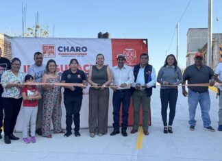 Lista primera etapa de pavimentación de la calle Santa Elena, en Charo