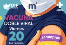 Convoca Paola Delgadillo a jornada de vacunación gratuita para prevenir sarampión y rubéola
