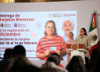 Del 10 a 14 de febrero, inicia entrega de tarjetas de las Pensiones Bienestar; del 16 al 22 los nuevos registros