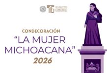 Emite Congreso del Estado convocatoria oficial para la Condecoración “La Mujer Michoacana 2026″
