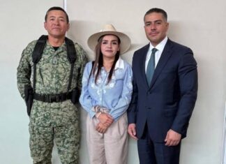 García Harfuch y alcaldesa de Uruapan trazan ruta contra el crimen y la impunidad