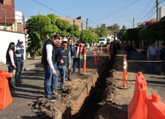 Invierte Gobierno de Alfonso Martínez 130 millones de pesos en obras hídricas en Morelia