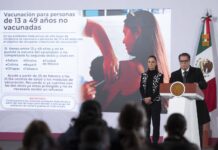 Sheinbaum llama a la calma; hay 28 millones de vacunas contra el sarampión