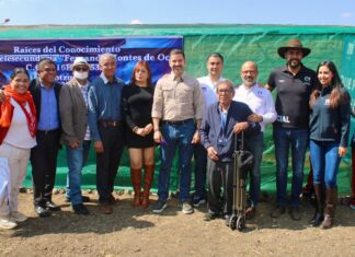 Yankel Benítez inaugura Huerto Comunitario de Telesecundaria ‘Fernando Montes de Oca’