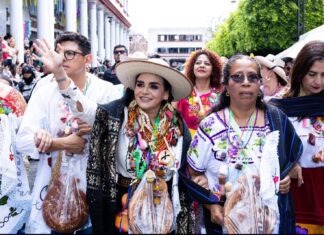 Uruapan recupera la confianza; Grecia Quiroz destaca éxito del Tianguis Artesanal y refuerza operativos de seguridad