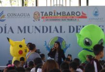 Conmemora Gobierno de Tarímbaro el Día Mundial del Agua con actividades para niñas y niños