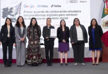 Firman Google, Meta y TikTok acuerdo de colaboración voluntaria frente a la violencia digital contra las mujeres