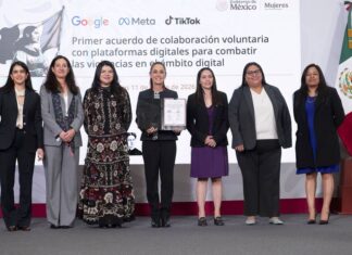 Firman Google, Meta y TikTok acuerdo de colaboración voluntaria frente a la violencia digital contra las mujeres