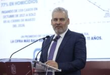 Michoacán alcanza la cifra de homicidios más baja en 11 años: Bedolla