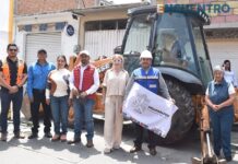 Inicia pavimentación de la calle Benito Juárez, de Indaparapeo