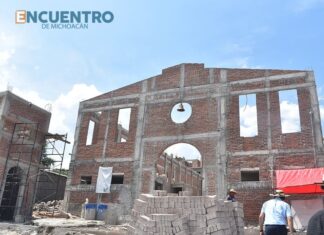 Avanza construcción del templo de San Jerónimo, en La Nopalera
