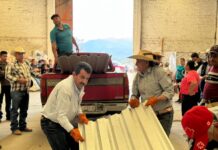 Entrega de lámina a bajo costo fortalece el bienestar de familias en Charo
