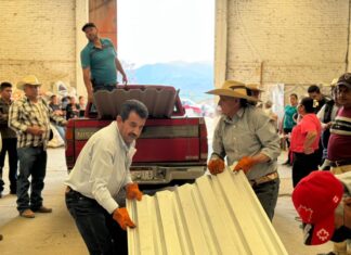 Entrega de lámina a bajo costo fortalece el bienestar de familias en Charo