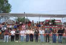 Inauguran nuevas graderías en la Unidad Deportiva “Las Palmas”, en Charo