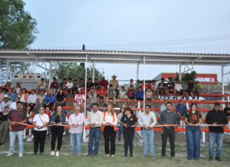 Inauguran nuevas graderías en la Unidad Deportiva “Las Palmas”, en Charo