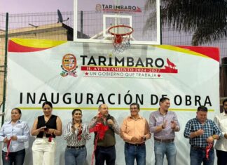 Alcalde Eric Gaona apertura nuevo espacio deportivo para Santa María