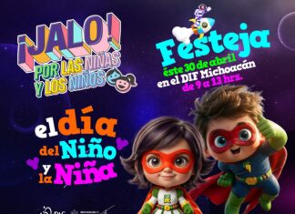 ¡Jalo por las Niñas y Niños! Brincolines, botargas y sorpresas este 30 de abril en el DIF Michoacán