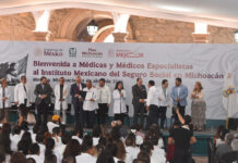 Llegan 407 especialistas e inicia IMSS construcción de hospitales en Morelia y Zitácuaro
