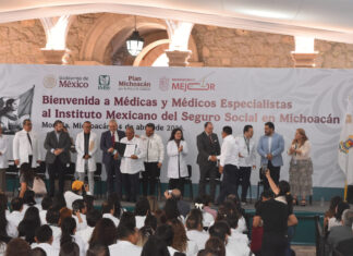 Llegan 407 especialistas e inicia IMSS construcción de hospitales en Morelia y Zitácuaro