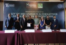 La Ley de Mecanismos Alternativos de Solución evitaría juicios, plantea Magaña de la Mora en iniciativa