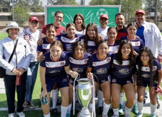 Gana equipo femenil de Santa Ana Maya pase al campeonato nacional del Mundialito Escolar