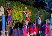 Cuitzeo vive un Viernes Santo de fe y tradición con emotivo Viacrucis