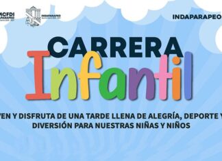 El Gobierno Municipal de Indaparapeo invita a la gran Carrera Infantil 2026
