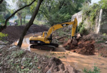 Conagua y Gobierno estatal coordinan limpieza de drenes y canales para prevenir inundaciones