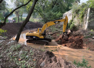 Conagua y Gobierno estatal coordinan limpieza de drenes y canales para prevenir inundaciones